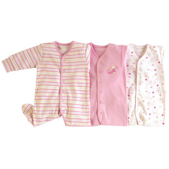 Bruin Little Bunny Sleepsuits - 3 Pack (3-6 months)