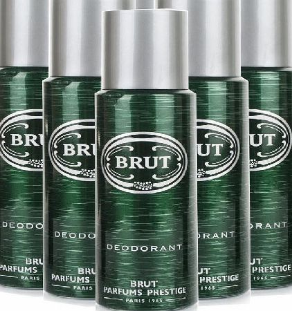 Brut Original Deodorant 6 Pack