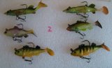 brytec fishing lures 6 pack of lures set 2