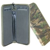 fishing tackle STIFF RIG WALLET IN CAMO WITH PINS (940