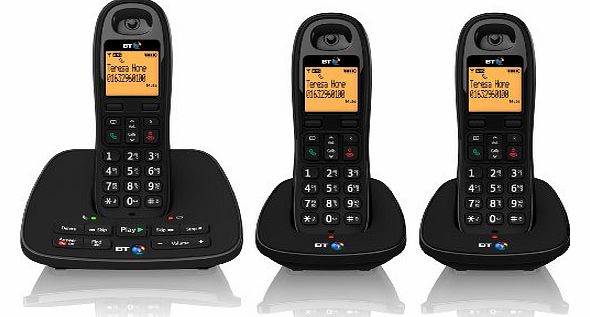 1500 Cordless DECT Phone with Answer Machine (Pack of 3)