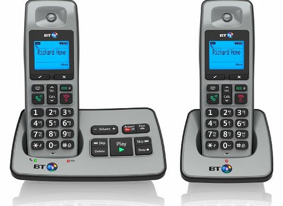 2500 Cordless DECT Phone with Answer Machine (Pack of 2)