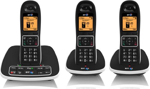 7600 Cordless DECT Phone with Answer Machine and Nuisance Call Blocker (Pack of 3)