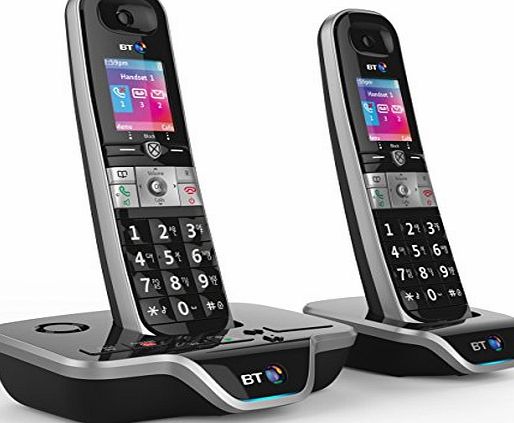 BT 8600 Advanced Call Blocker Cordless Home Phone with Answer Machine (Twin Handset Pack)