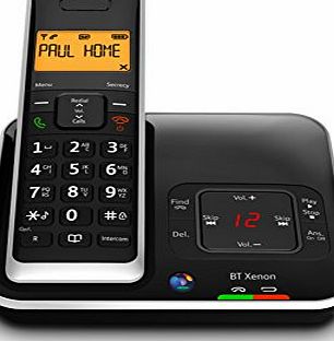 BT Xenon 1500 DECT Digital Enhanced Cordless Telephone with Answer Machine - Single