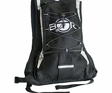 Backpack (8 Litre Capacity) With Compartment & Hooks To Hold A 2 Litre Hydration Backpack - Suitable for Cycling, Hiking, Running, Camping, Walking