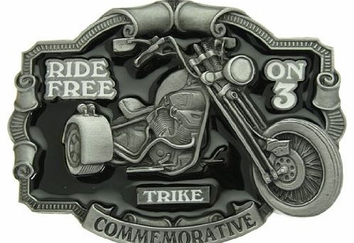 Ride Free On 3 Trike Belt Buckle in one of my Presentation Boxes.