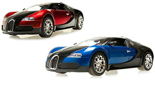 Bugatti Veyron 1:10 Rechargeable Toy NEW Bugatti Veyron Sports Style Radio Remote Control Car 2 Color Black 