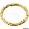 BULK Brass Picture Wires 6Mtr Pack of 10