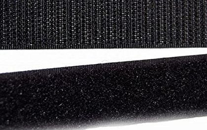 Bulk Hardware Velcro Self Adhesive Tape Hook, 1 m - Black
