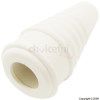 White Small Size Rubber Tap Swirls For