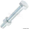 BULK Zinc Plated Hex-Head Nuts and Bolts 5mm x