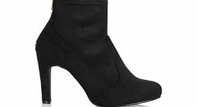 Bullboxer Black suede-effect zip-up ankle boots