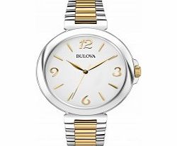 Bulova Ladies Dress Two Tone Steel Bracelet Watch