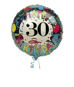 Bunches 30th Birthday Balloon