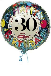 Bunches Birthday Balloon - 30th