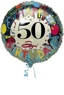 Birthday Balloon - 50th