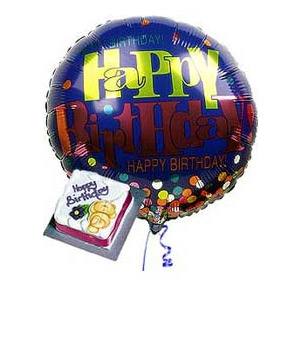 Bunches Birthday Cake Balloon Gift