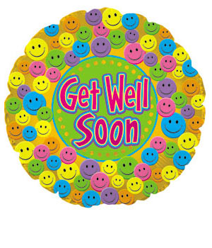 Bunches.co.uk Get Well Soon Balloon