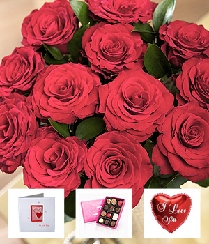 Bunches.co.uk I Love You Flower Gift SDLOVG