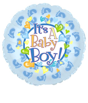Bunches.co.uk Its a Boy Balloon BBOY