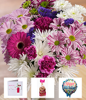 Bunches.co.uk Luxury Birthday Flower Gift FLHBG
