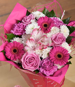 Bunches.co.uk Simply Pink Gift Bag FBSPB