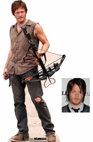 Fan Pack - Daryl Dixon from The Walking Dead Lifesize Cardboard Cutout / Standee (Norman Reedus) - Includes 8x10 (20x25cm) Star Photo
