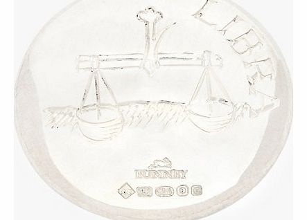 Bunney Sterling Silver Libra Zodiac Badge