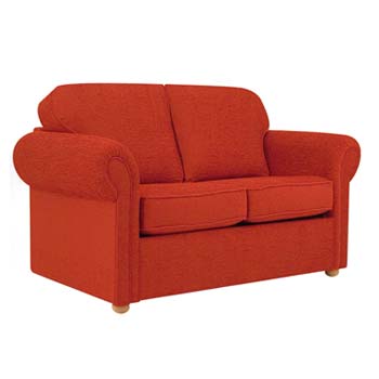 Buoyant Tay 2 Seater Sofa Bed in Red with Sprung