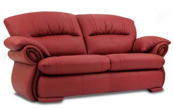Buoyant Upholstery Eagle Marenda Leather 3 Seater Sofa