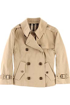 Burberry London Brannigan cropped trench