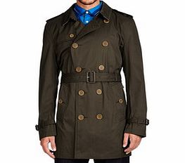 Oregano cotton trench coat