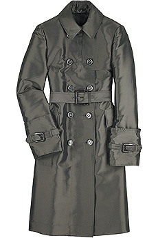 Burberry Prorsum Silk taffeta trench coat