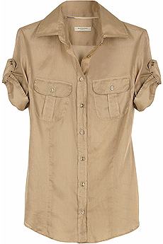 Short sleeve safari shirt