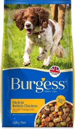 Burgess, 2102[^]0138469 Dog Food Rich in British Chicken