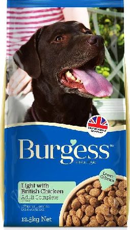Burgess, 2102[^]0138470 Light Dog Food Rich in British Chicken