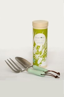 Green Trowel and Fork Gift Set