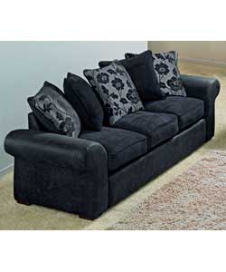 burlington Large Sofa Black