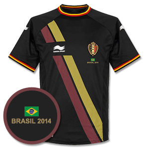 Burrda Belgium Away shirt 2014 2015 Inc Free Brazil