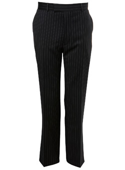 Burton Ben Sherman Black Chalk Stripe Trousers