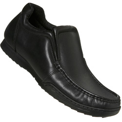 Burton Black Casual Slip On Shoe
