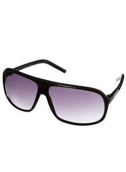 Black Plastic Square Sunglasses
