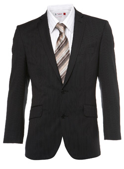 Burton Black Slim Fit Suit Jacket