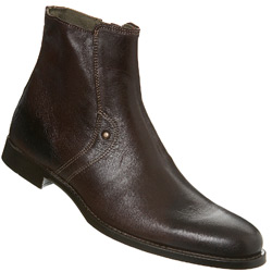 Brown Round Toe Boot