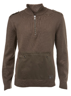 Brown Utility Funnel Neck