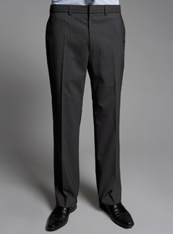 Burton Charcoal Pindot Performance Suit Trousers