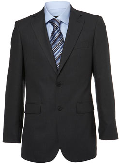 Charcoal Regular Fit Essential Suit Jacket