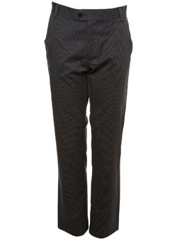 Charcoal Shadow Stripe Trousers