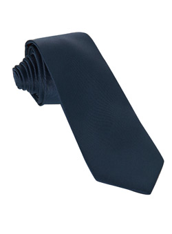 Dark Blue Slim Tie